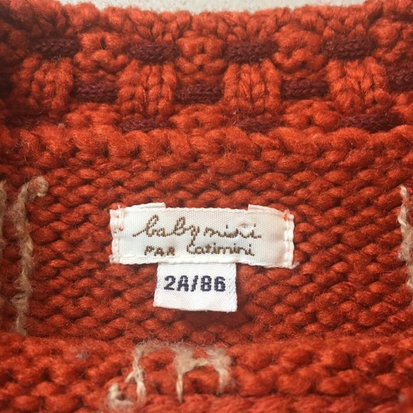SALE 3/$15 Babymini par Catamini Infant Boy Sweater 18-24 mon - Picture 8 of 8